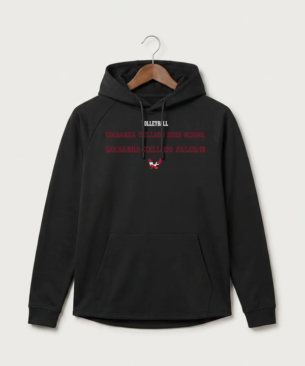 Wabasha Kellogg High School Volleyball (Girls) - Black Hoodie - Full Front