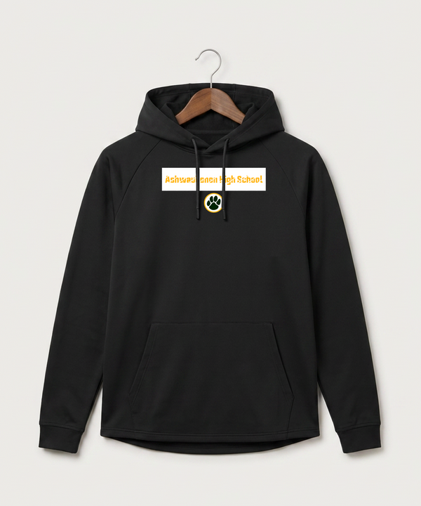 Ashwaubenon High School General (Sandbox) - Black Hoodie - Full Front