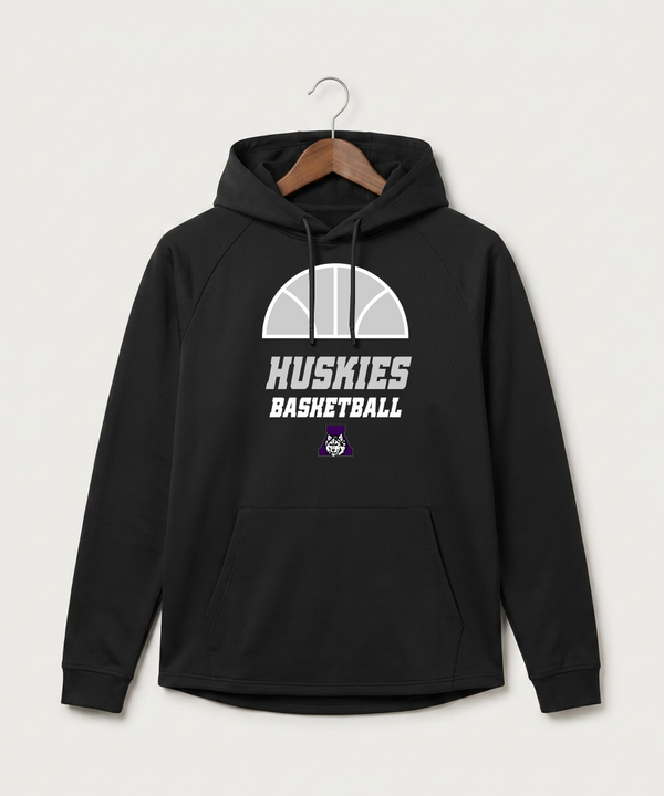 Albany High School Basketball (Boys) - Black Hoodie - Full Front