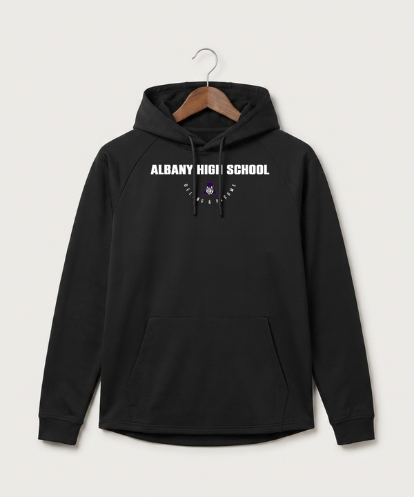 Albany High School Football (Boys) - Black Hoodie - Full Front