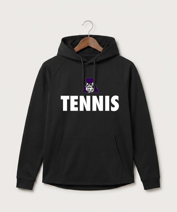 Albany High School Tennis (Boys) - Black Hoodie - Full Front