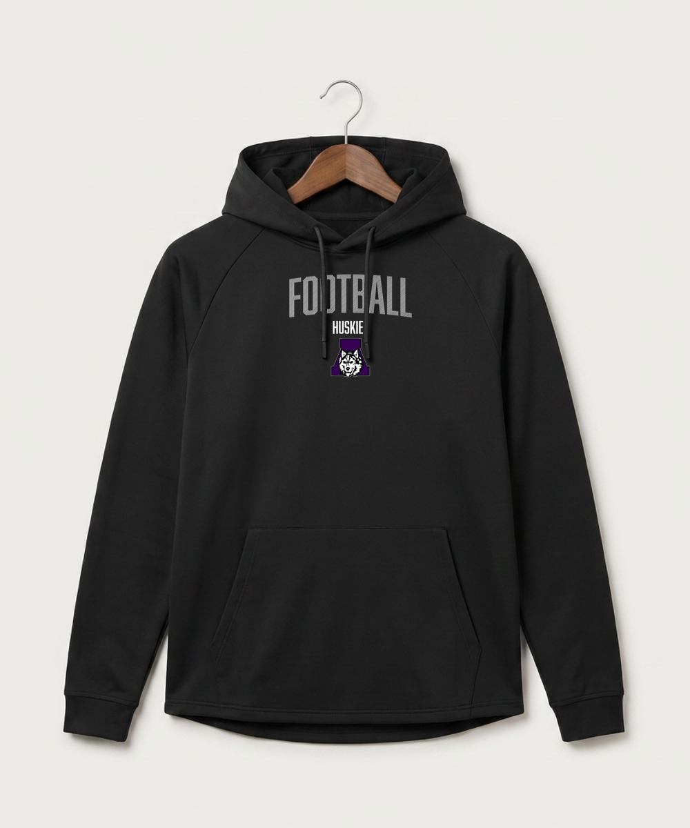 Albany High School Football (Boys) - Black Hoodie - Full Front