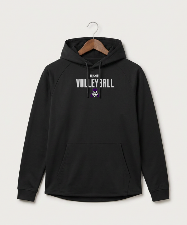 Albany High School Volleyball (Girls) - Black Hoodie - Full Front