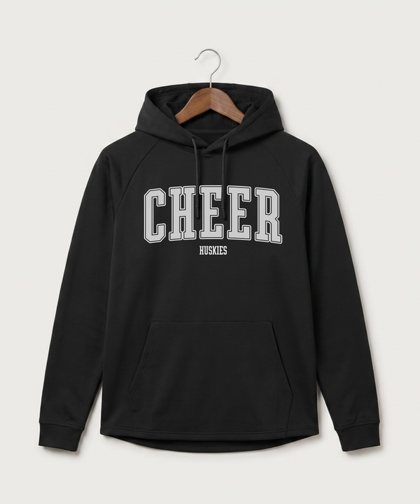 Albany High School Cheerleading - Black Hoodie - Full Front