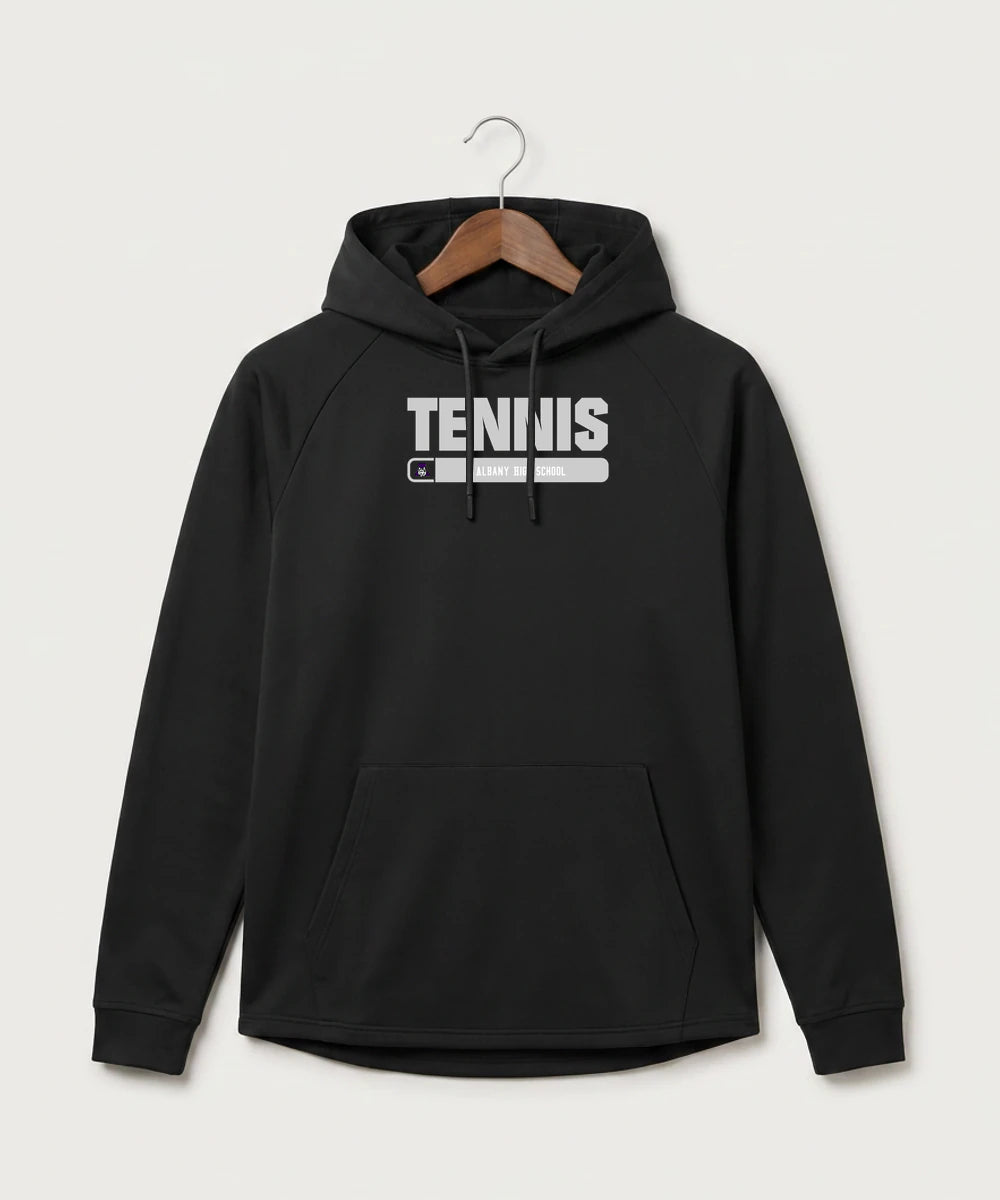 Albany High School Tennis (Boys) - Black Hoodie - Full Front