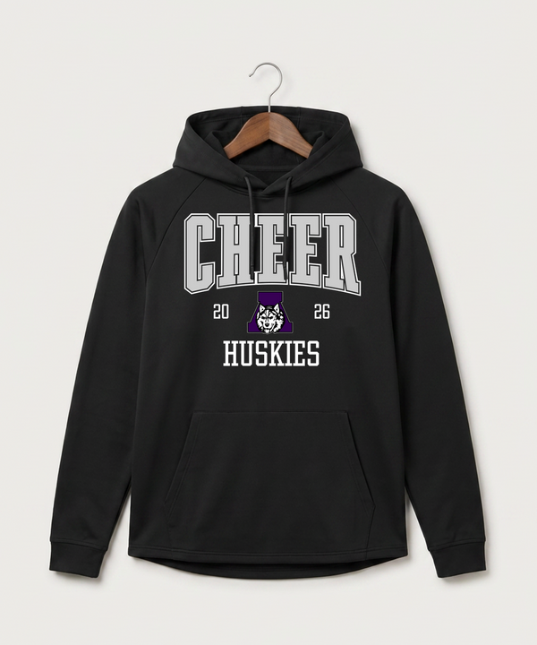 Albany High School Cheerleading - Black Hoodie - Full Front