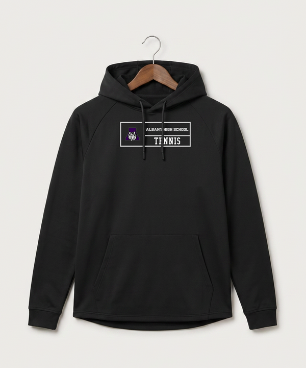 Albany High School Tennis (Boys) - Black Hoodie - Full Front