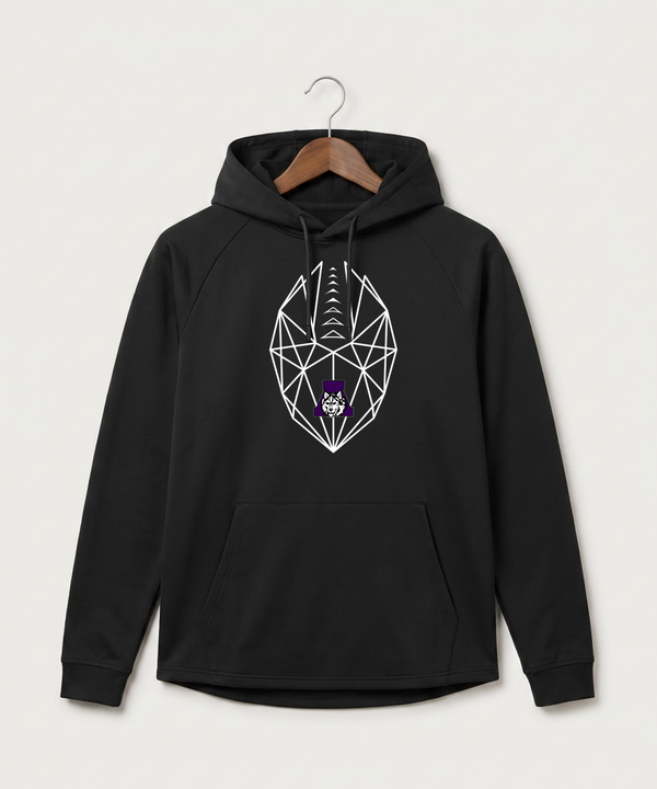 Albany High School Football (Boys) - Black Hoodie - Full Front