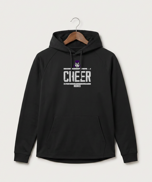 Albany High School Cheerleading - Black Hoodie - Full Front