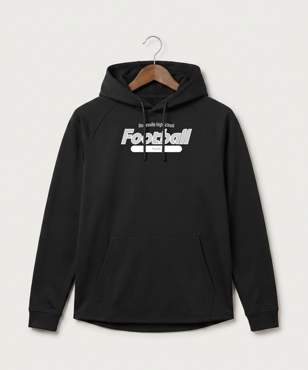 Barnesville High School Football (Boys) - Black Hoodie - Full Front