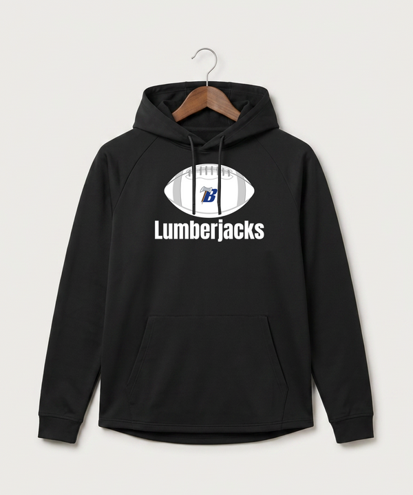 Bemidji High School Football (Boys) - Black Hoodie - Full Front