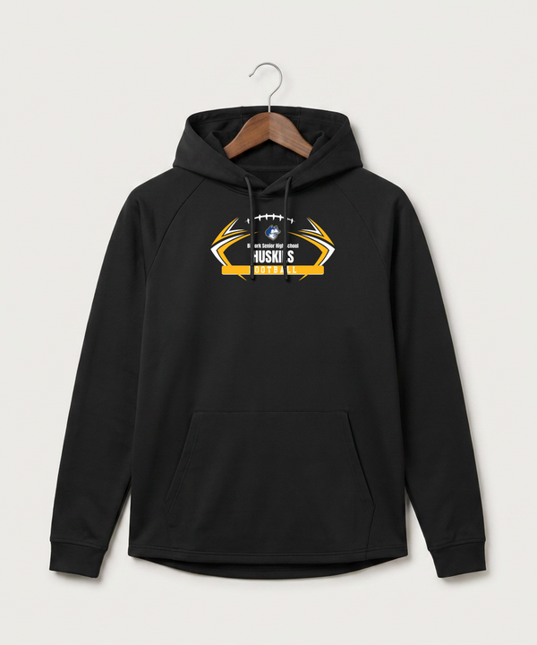 Bigfork Senior High School Football (Boys) - Black Hoodie - Full Front