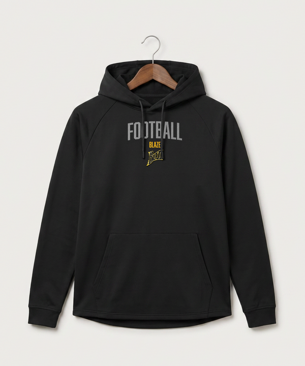Burnsville High School Football (Boys) - Black Hoodie - Full Front