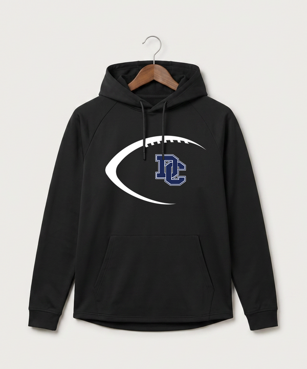 Dassel Cokato High School Football (Boys) - Black Hoodie - Full Front