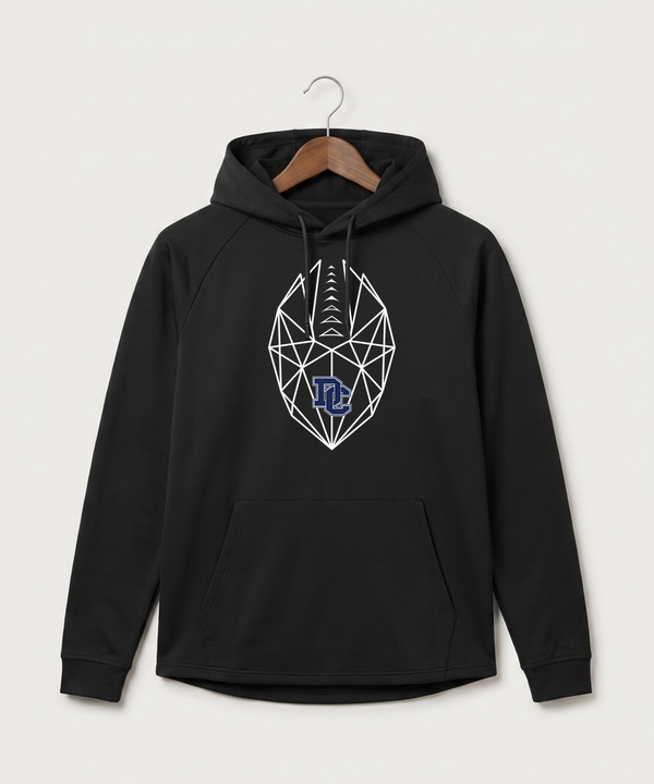 Dassel Cokato High School Football (Boys) - Black Hoodie - Full Front