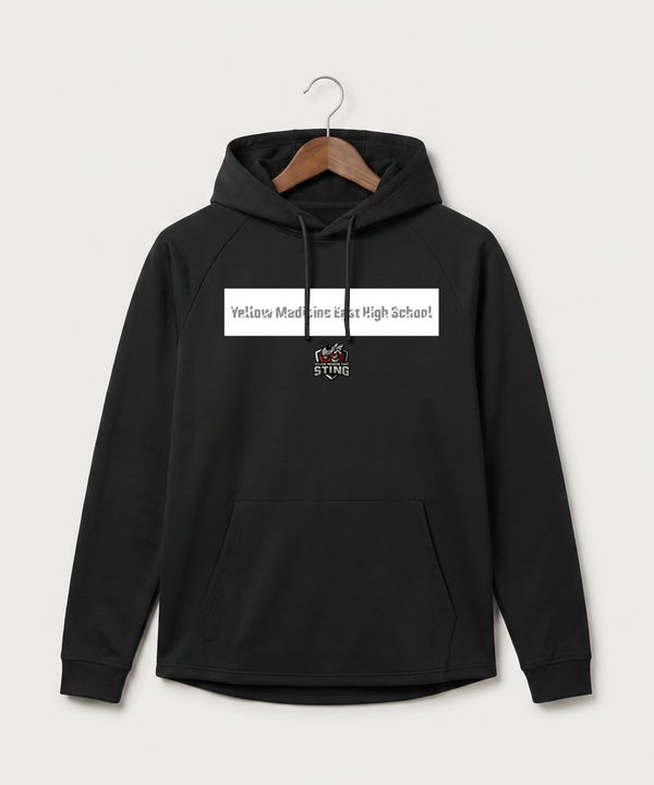 Yellow Medicine East High School Athletics - Black Hoodie - Full Front