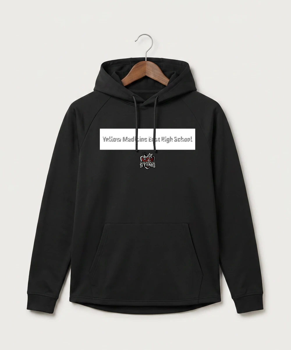 Yellow Medicine East High School Athletics - Black Hoodie - Full Front