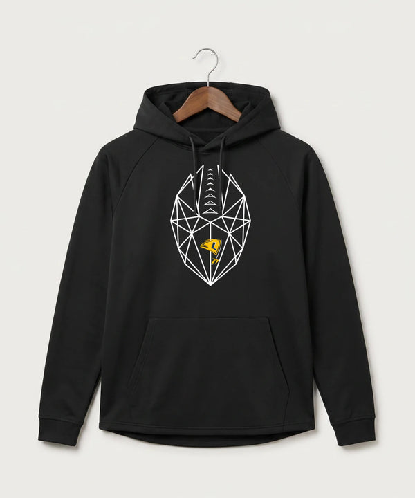 Howard Lake Waverly Winsted High School Football (Boys) - Black Hoodie - Full Front
