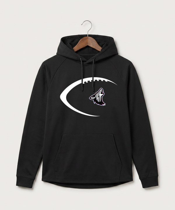 Heron Lake-Okabena High School Football (Boys) - Black Hoodie - Full Front