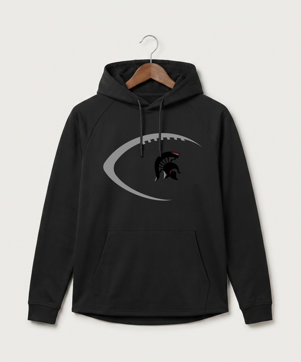 Bold High School Football (Boys) - Black Hoodie - Full Front