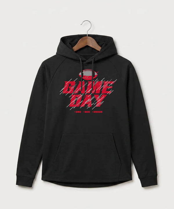Bold High School Football (Boys) - Black Hoodie - Full Front