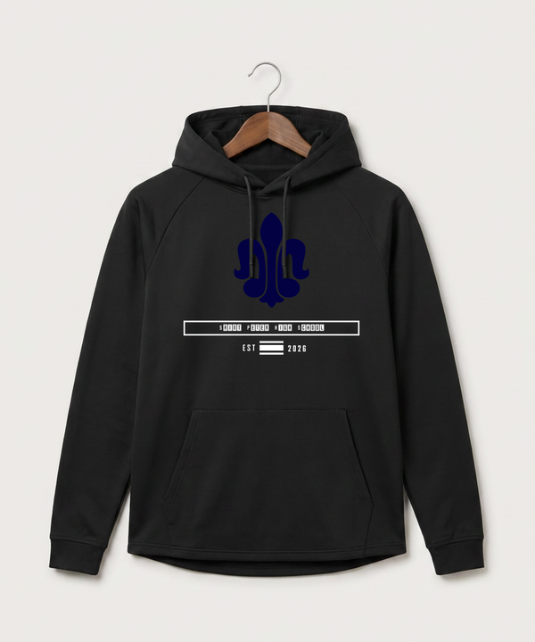 Saint Peter High School Athletics - Black Hoodie - Full Front