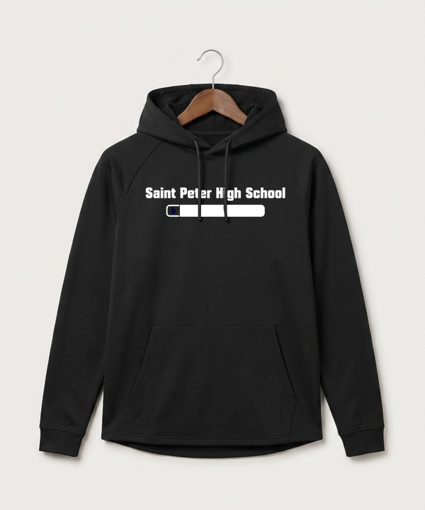Saint Peter High School Athletics - Black Hoodie - Full Front