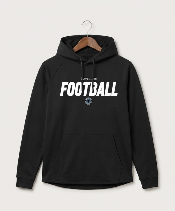 Martin County West High School Football (Boys) - Black Hoodie - Full Front