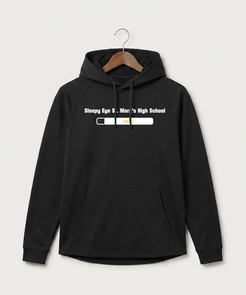 Sleepy Eye St. Mary's High School Athletics - Black Hoodie - Full Front