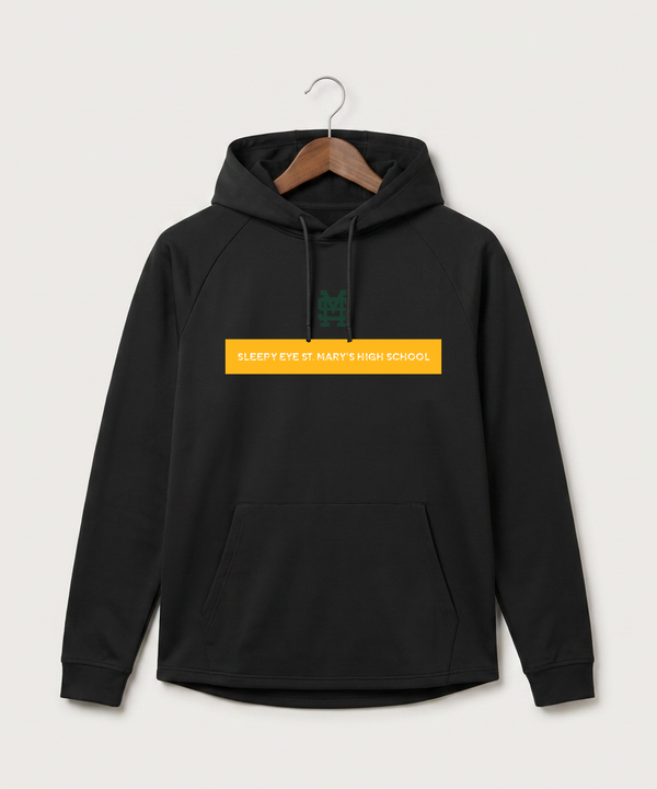Sleepy Eye St. Mary's High School Athletics - Black Hoodie - Full Front