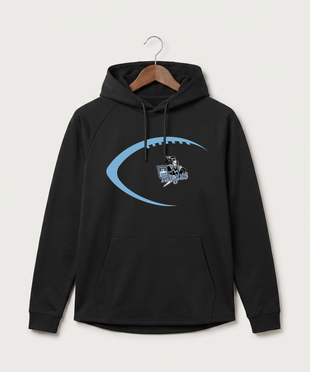 Russell-Tyler-Ruthton High School Football (Boys) - Black Hoodie - Full Front