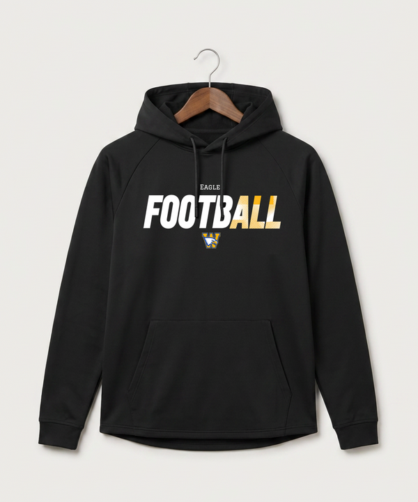 Windom Area High School Football (Boys) - Black Hoodie - Full Front