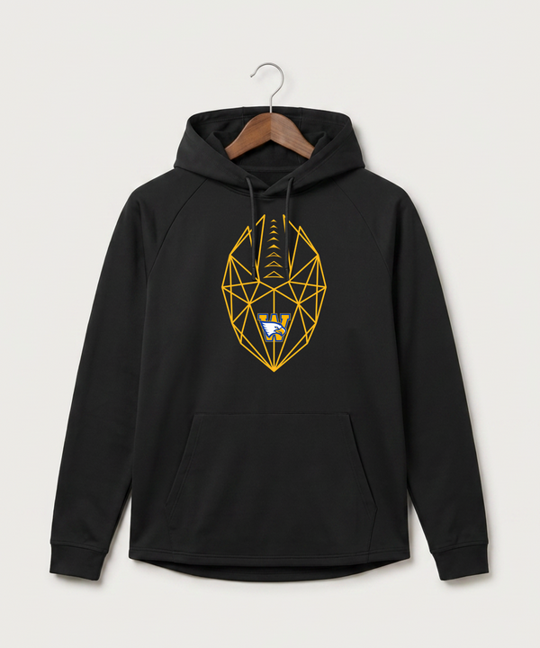 Windom Area High School Football (Boys) - Black Hoodie - Full Front