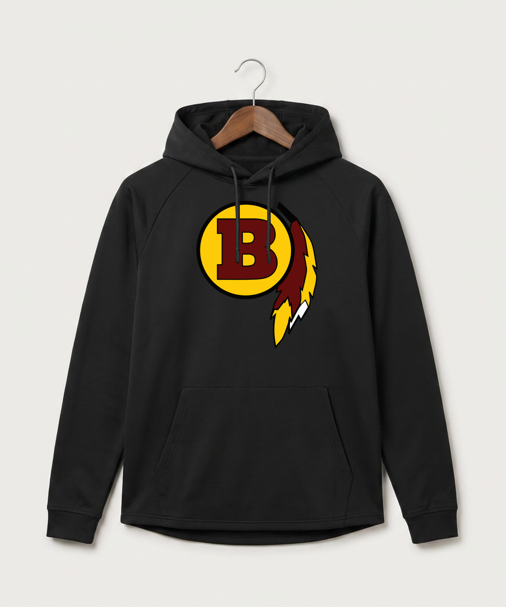 Benson High School Football (Boys) - Black Hoodie - Full Front