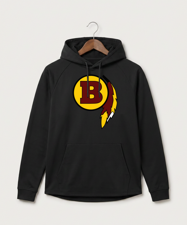 Benson High School Football (Boys) - Black Hoodie - Full Front