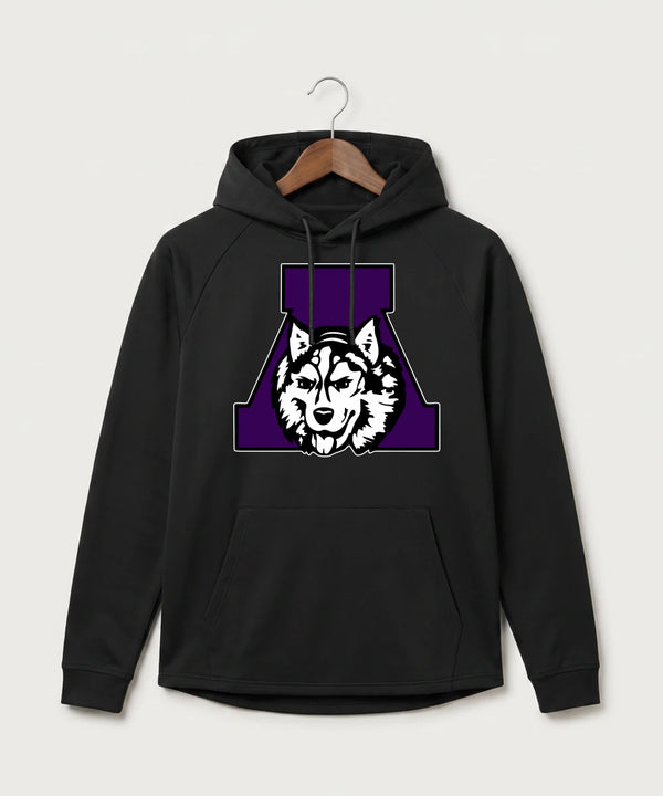 Albany High School Football (Boys) - Black Hoodie - Full Front