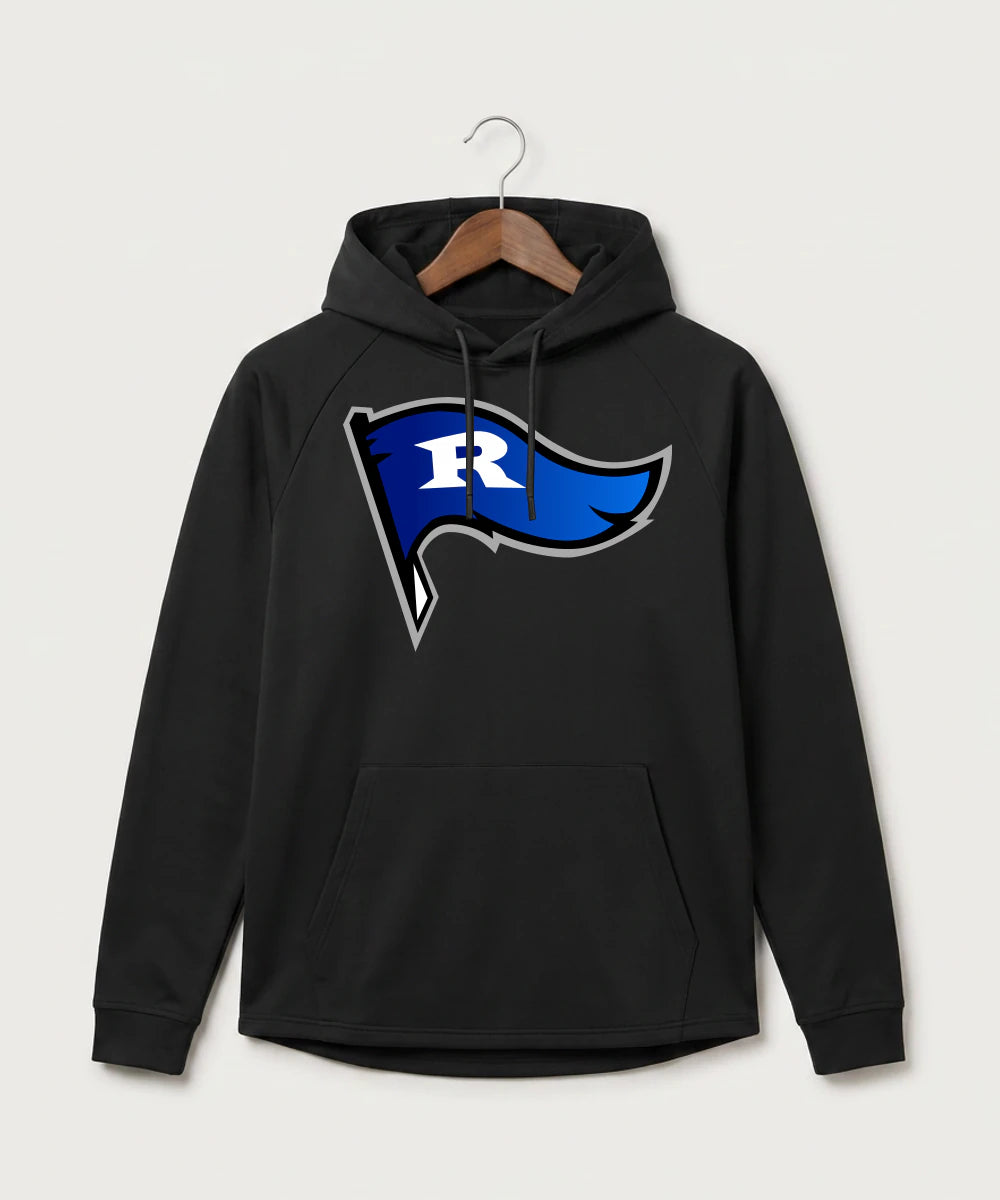 Red Lake County Central Football (Boys) - Black Hoodie - Full Front