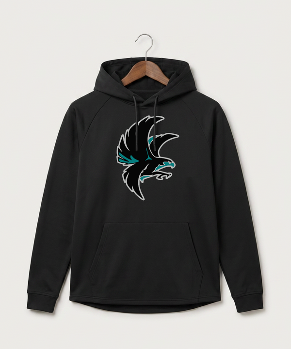 Alden-Conger-Glenville Emmons High School Football (Boys) - Black Hoodie - Full Front