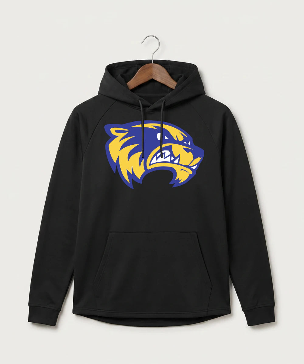 Wadena Deer Creek High School Football (Boys) - Black Hoodie - Full Front