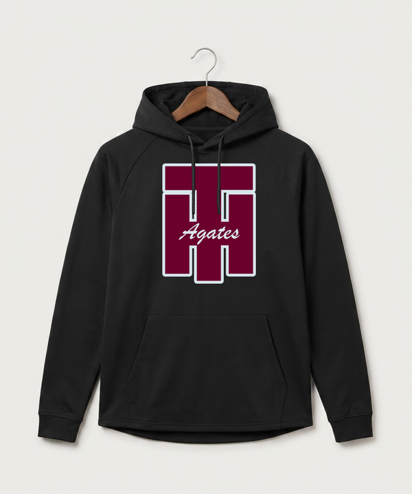 Two Harbors High School Football (Boys) - Black Hoodie - Full Front