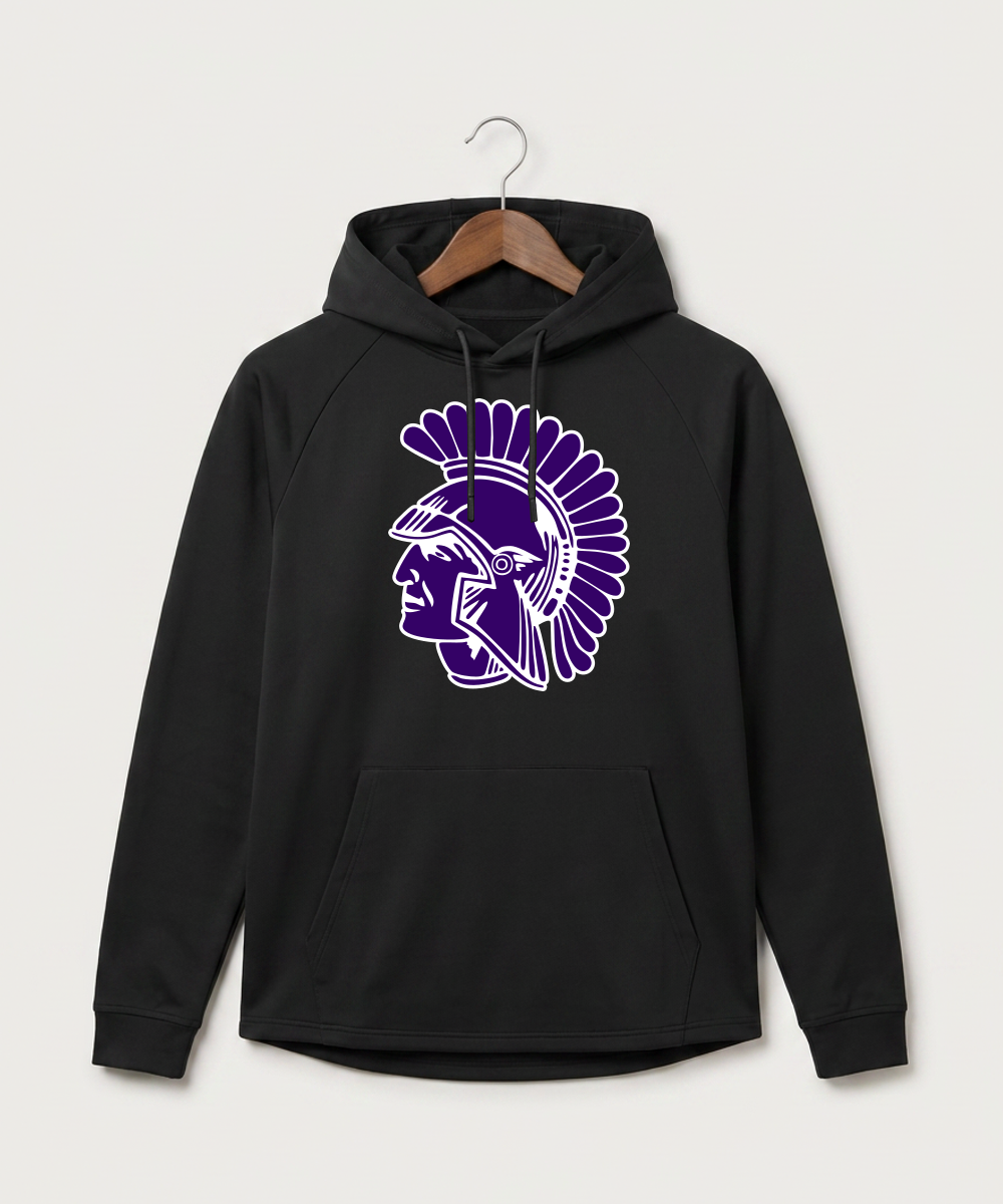 Barnesville High School Football (Boys) - Black Hoodie - Full Front