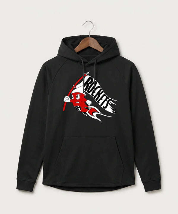 John Marshall High School Swim Dive Girls - Black Hoodie - Full Front