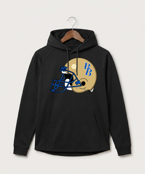 Braham Area High School Football (Boys) - Black Hoodie - Full Front