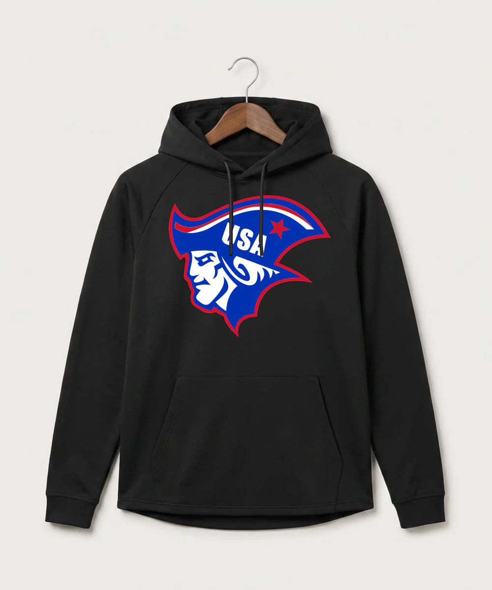 Upsala High School Football (Boys) - Black Hoodie - Full Front