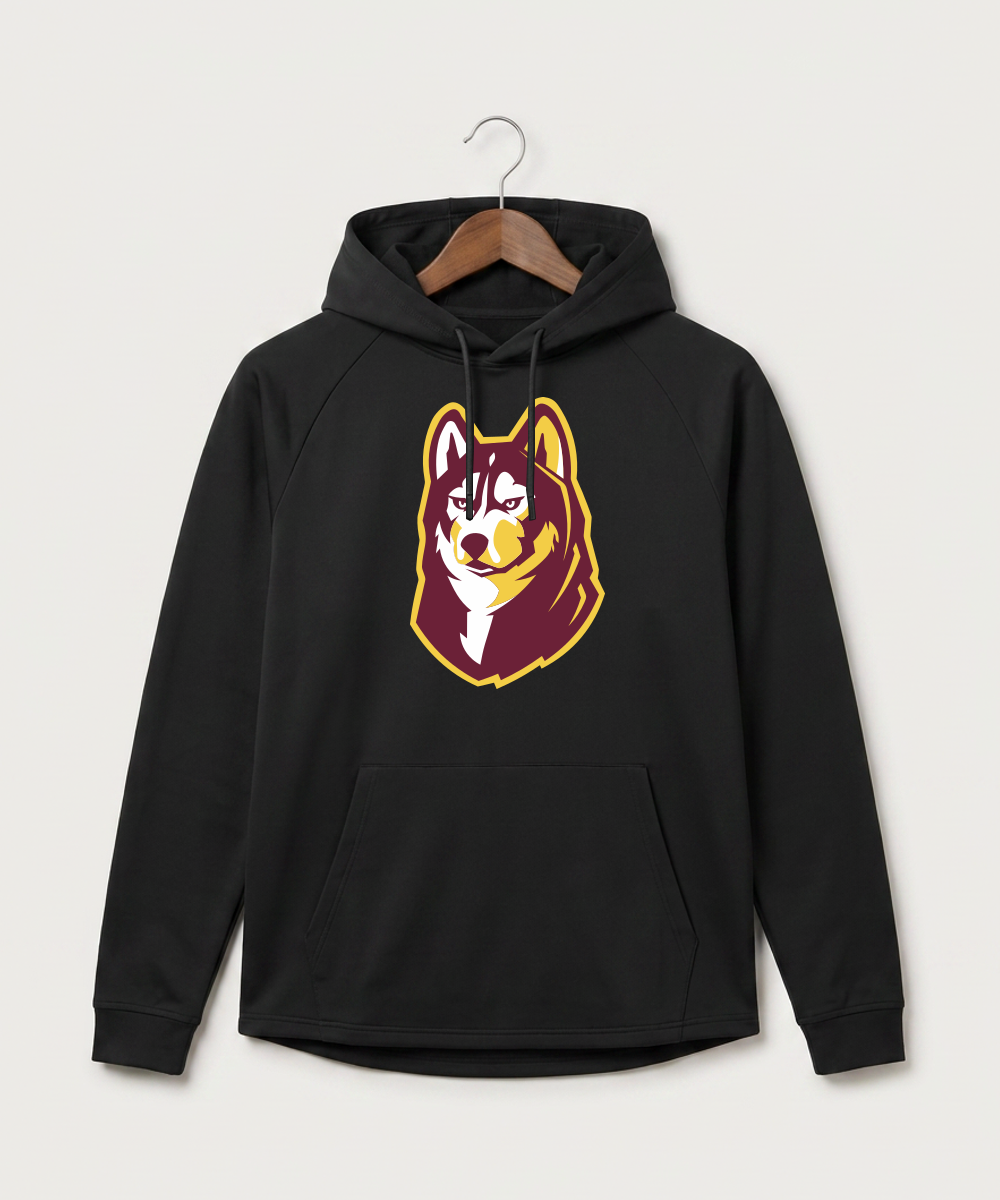 Pillager High School Football (Boys) - Black Hoodie - Full Front