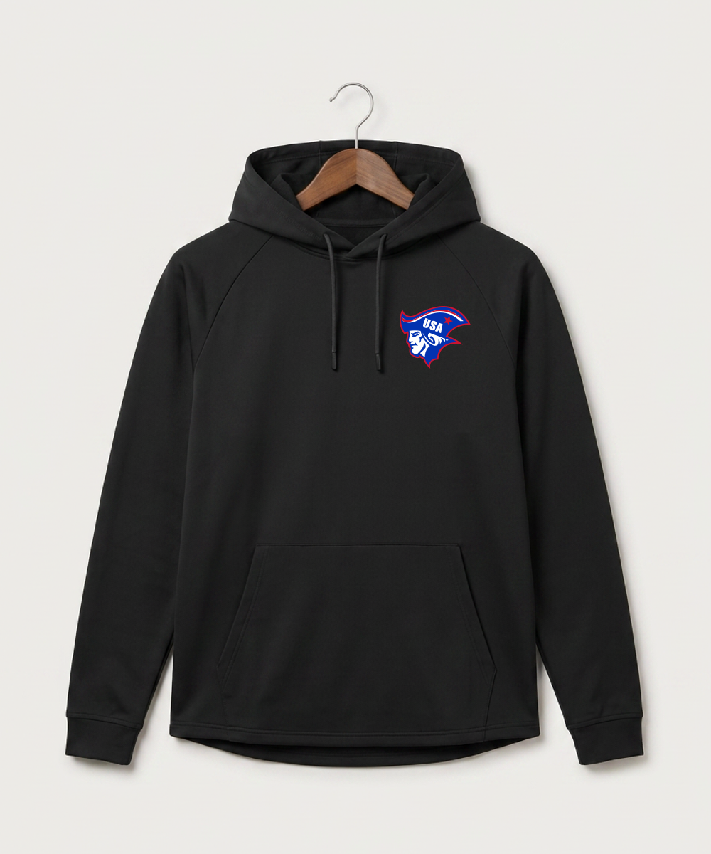 Upsala High School Football (Boys) - Black Hoodie - Left Chest