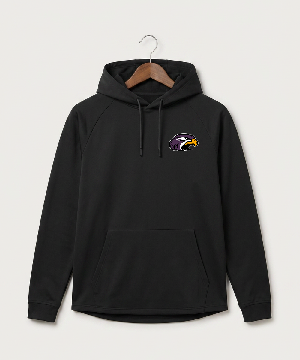 Montevideo High School Football (Boys) - Black Hoodie - Left Chest