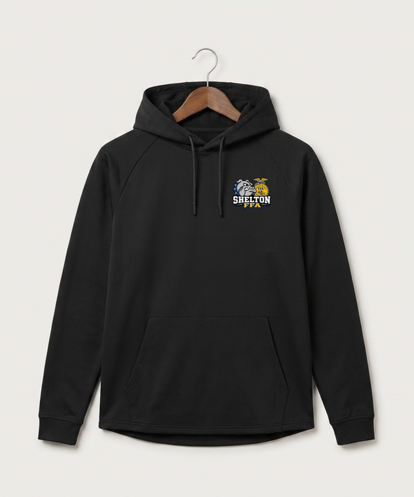 Shelton High School FFA general - Black Hoodie - Left Chest