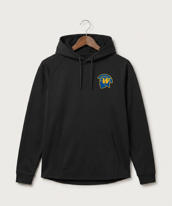 Wayzata High School Football (Boys) - Black Hoodie - Left Chest