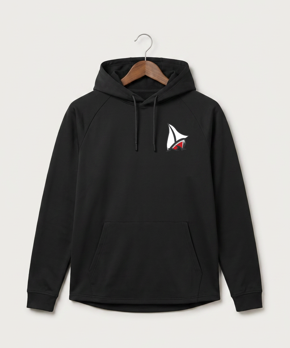 Detroit Lakes Community High School Football (Boys) - Black Hoodie - Left Chest